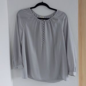 JCrew grey blouse